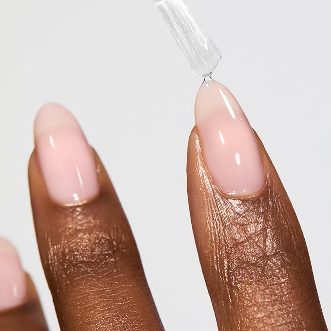 Static Nails Rapid Growth Top Coat, Quick Dry Ultra High Gloss Clear Nail Polish Sealer, Clinically Proven Nail Strengthener & Hardener, Extends Wear, Repairs & Lengthens - 0.4 fl oz