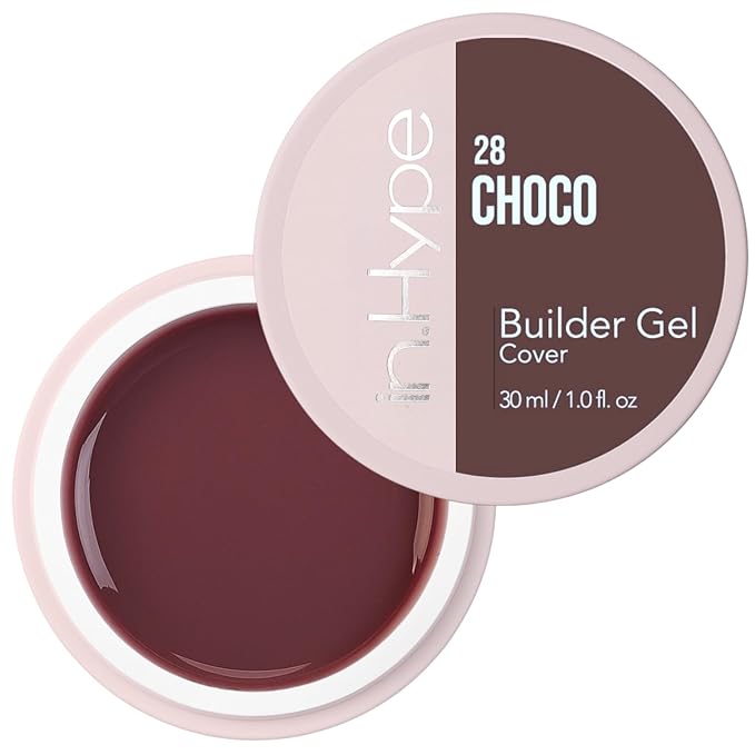 IN.HYPE UV/LED Camouflage Hard/Builder Gel for Nail Extension/Strengthening/Overlays (Choco)