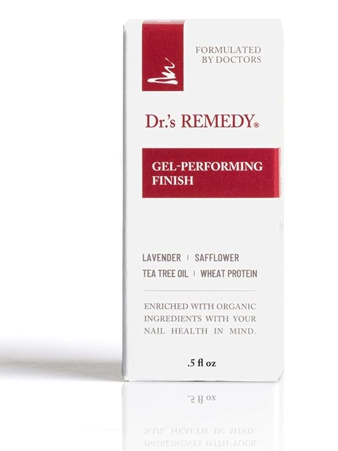 Dr.'s Remedy Nail Polish Treatment, Organic All Natural Non Toxic Nail Care and Strengthener - Calming Clear