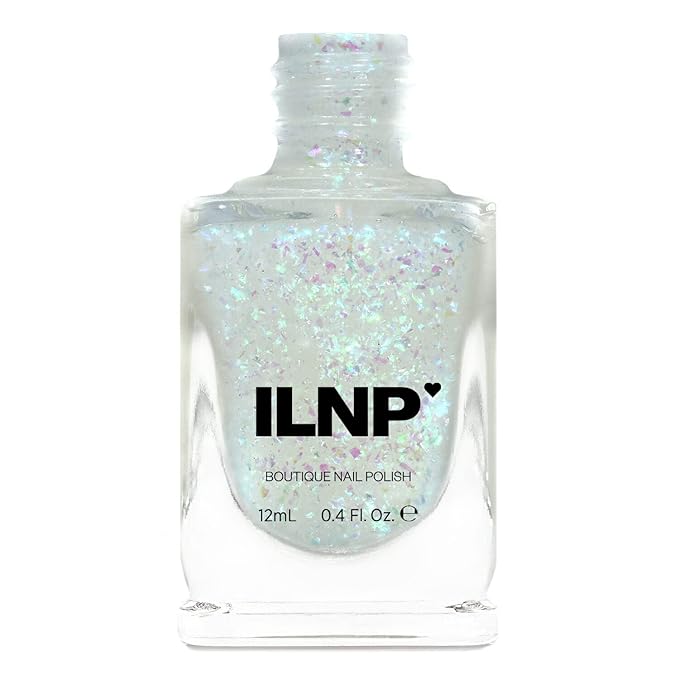 ILNP Imagine That - Green, Blue, Violet Color Shifting Iridescent Flakie Topper Nail Polish