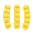 3pcs False Nail Art Tips Practice Display Stand Tool with 10 pcs False Nail Tips for Gel Nail Polish DIY Nail Training Tools (Yellow)