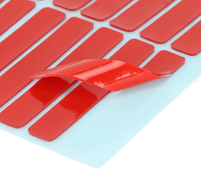 Nail Tape, 10 Sheet Nail Art Tape, Nail Display Stickers Double Sided Adhesive, Paper Sheets Supplies for Nail Tip Color Salon