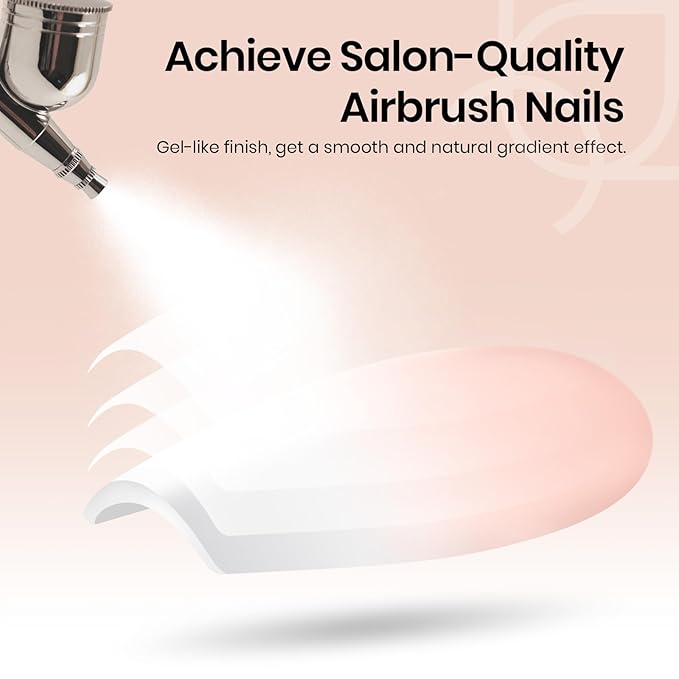 Beetles Ombre Short Almond Press on Nails 224 Pcs Gel Nail Tips, Peach Press ons Pre-applied Primer & Base Coat Glue on Nail Tips, No Need to File Fake Nails DIY Nails Gifts for Women