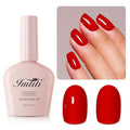 Imtiti 10ML Apple Red Gel Polish Soak Off LED UV Nail Gel DIY at Home Salon Art Gift for Women Girls 1PCS