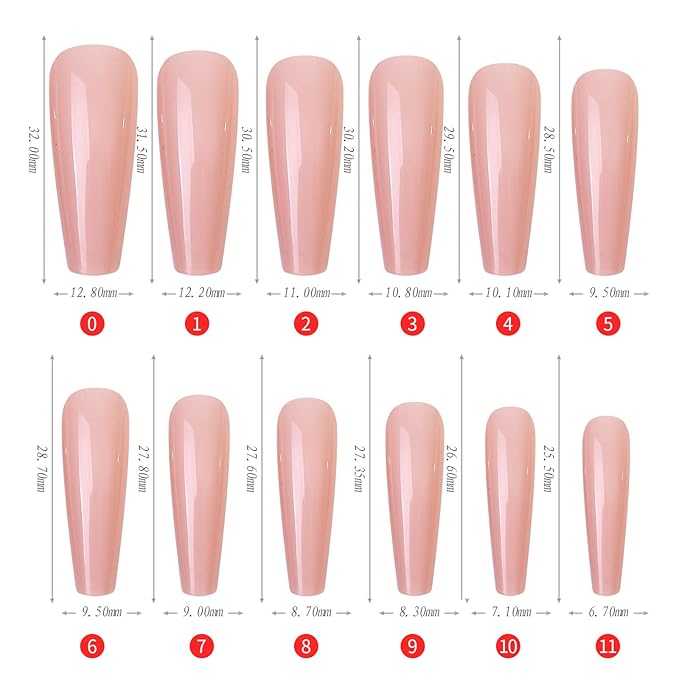 240Pcs Coffin Press On Nails Solid Color Glossy Fakes Nails Ballerina Fake Nail Tips Long Full Cover Acrylic False Nails Black White Pink Blue Flake Nails Valentines Day Press On Nails For Women Girls