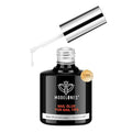 modelones 10 in One Nail Glue Gel Base Coat Brush On Nail Polish Glue 15ml for Tips, Rhinestones, Blooming Art Gel Kit for Acrylic Tips U V Lamp Needed