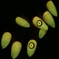 Glow in the dark Clear Gel Polish 10ML semi-clear jelly gel glow lemon-yellow for nail art design (GP66fCLY)