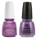 China Glaze Gelaze Tips and Toes Nail Polish, Spontaneous, 2 Count