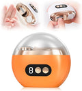 Electric Nail Clippers, 2026 New 3 in 1 Automatic Nail Trimmer & Polisher with Strong Power for Thick Nails, USB Rechargeable, LED Light and Low Noise for Adults and Seniors (Orange)