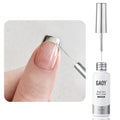GAOY Metallic Silver Gel Nail Polish Art Liner, 8ml 3D Mirror Chrome Effect Color Nail Paint Design with Thin Brush, UV Light Cure for DIY Manicure at Home