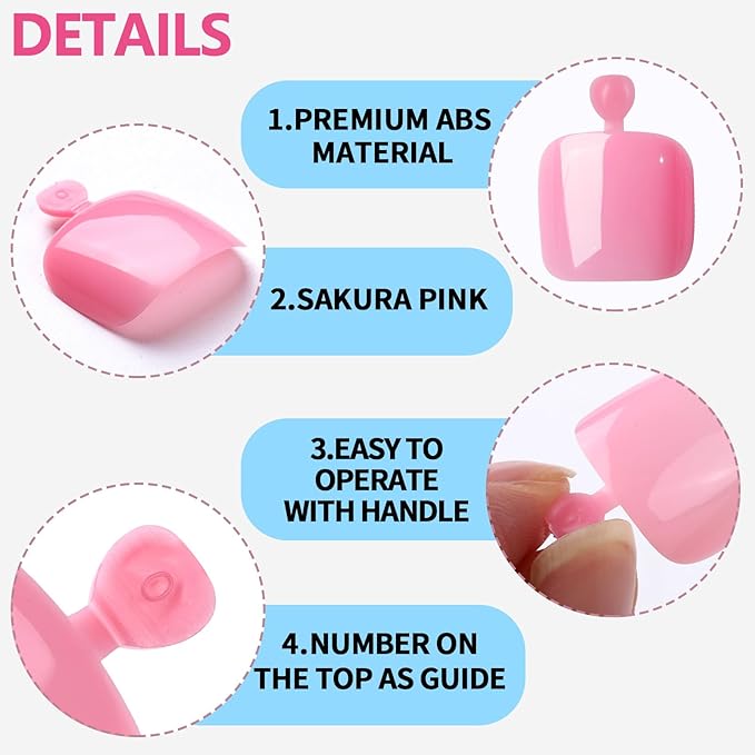 Teenitor Press on Toenails for Women with Glue, 120cps Sakura Pink Toe Nail Press ons Fake Toe Nails Tips, Toe Press on Nails Short Square Toenail Press Ons, Acrylic Toe Nail Kit