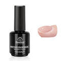 Beetles 15ml Rubber Base Builder Nail Gel - Clear Color Base for Nails Strengthening, Thickening and Sculpting, Soak Off UV LED Long Lasting for Weak and Damaged Nails