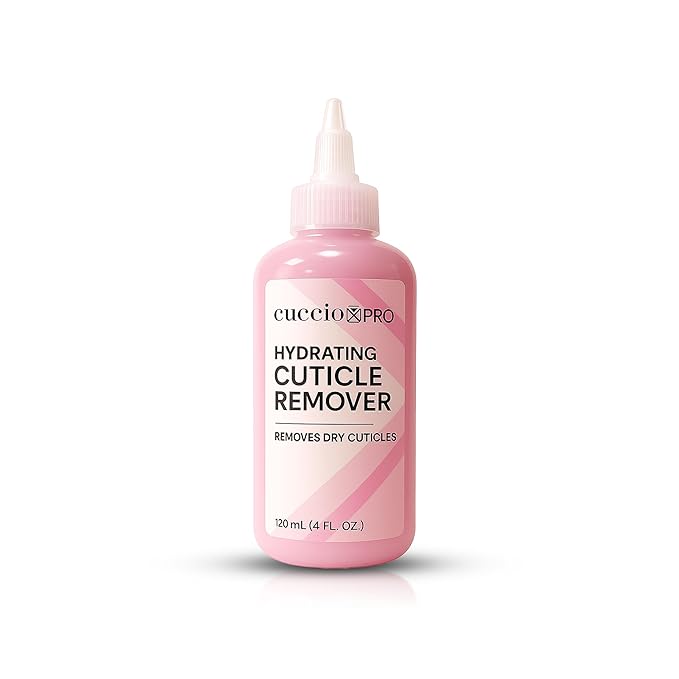 Cuccio Pro Hydrating Cuticle Remover 4 fl oz – Professional Fast-Acting Cuticle Softener & Remover for Dry, Rough Cuticles, Moisturizing Lanolin-Infused Formula for Healthy Nails