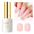 Imtiti Nude Pink Gel Polish - 0.5 Fl Oz Soak Off LED UV Nail Gel Polish for Spring/Summer DIY Nail Art & Salon Manicure Kit