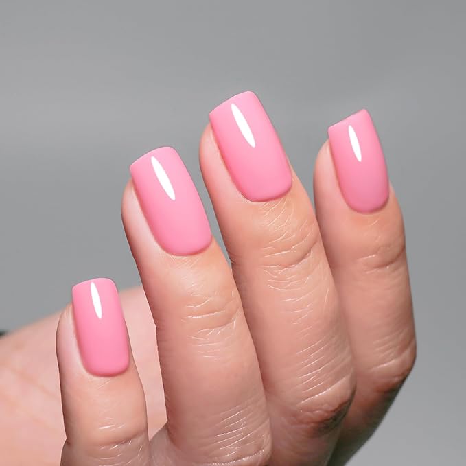 Gel Polish, 0.5 Fl Oz Baby Pink Gel Nail Polish Spring Summer Soak off LED UV Gel Nail Polish Art Starter Manicure Salon DIY Nail Gel Polish