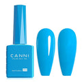 CANNI Blue Gel Nail Polish, 1Pcs Bright Blue Gel Polish Color High Gloss Soak Off U V Nail Manicure Salon DIY