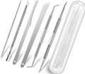 7-Pack Ingrown Toenail Tool, Toenail File and Lifters, Professional Surgical Stainless Steel Ingrown Toenail Tool- Safe Nail Cleaning Treatment Pedicure Tools Kit Under