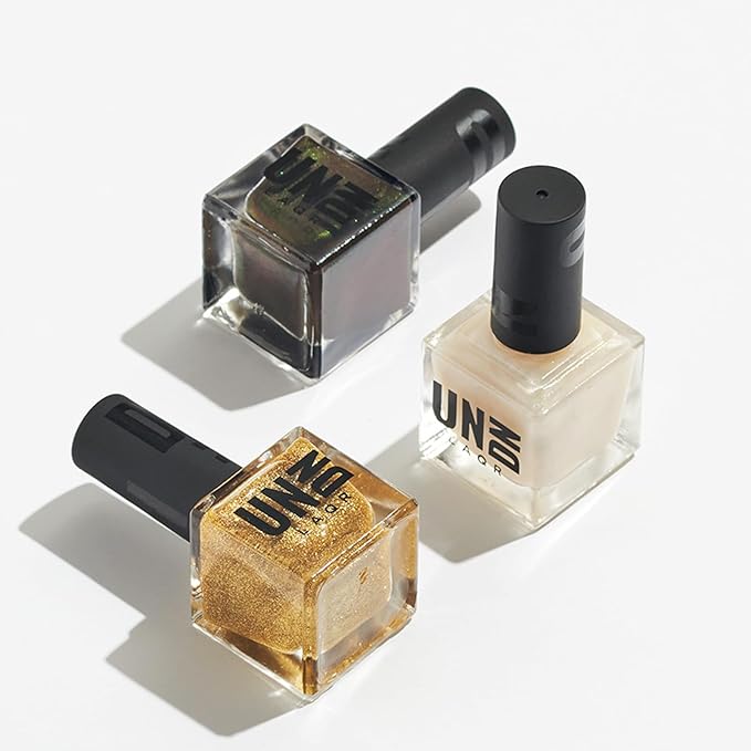 UNDN Vegan Nail Polish - Chiseled - Bone White Nail Polish - Neutral Shade Fingernail Polish for Women and Men - Long Lasting, Cruelty Free - 0.5 oz