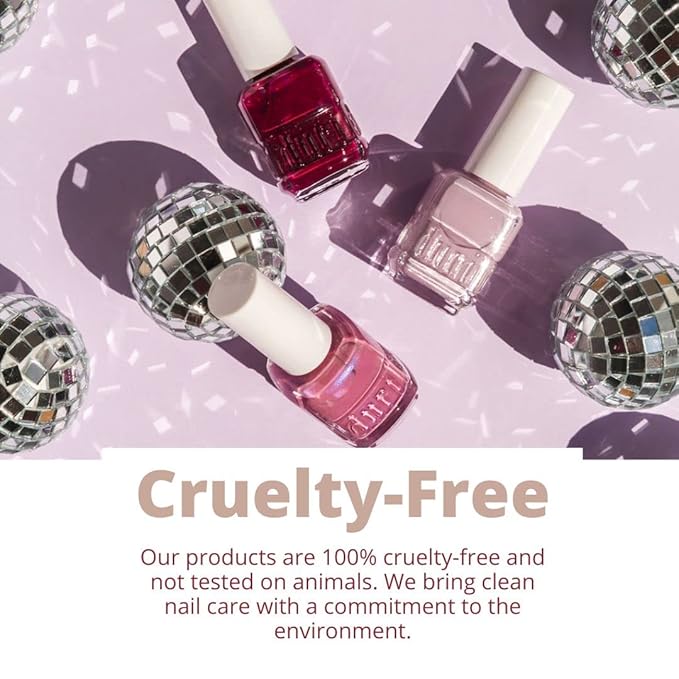 duri Nail Polish, 409 Ice And Desire, French Manicure Light Lavender Pink, Sheer Coverage, Fast Drying, 0.45 Fl Oz