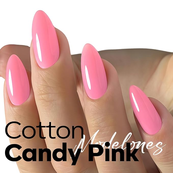 modelones Pink Gel Nail Polish Hot Pink Bubblegum Peach Valentine Gel Nail Polish Summer Vibrant Fluorescent Polish Soak Off LED Nail Art DIY Nail Manicure 15ML
