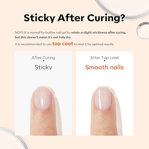 modelones 9 in One Nail Builder Glue Gel for Nails Set for Nails Thickening, Adhesive Bond for Nail Tips, Long Lasting Curing Needed
