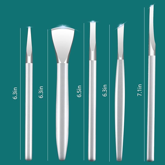 Ingrown Toenail Removal Kit Pedicure Tools for Feet Professional Knife Set Stainless Steel Ingrown Toenail Treatment Calloused Feet Remover Tool (7 Pcs Set)