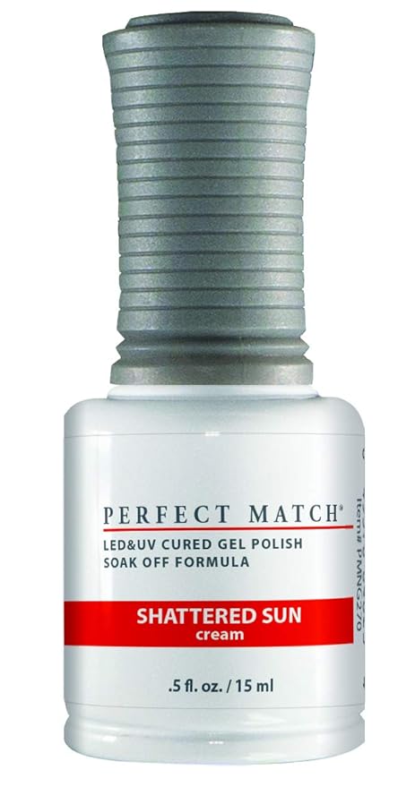 LeChat Perfect Match Gel Polish, Shattered Sun, 0.5 Fl Oz