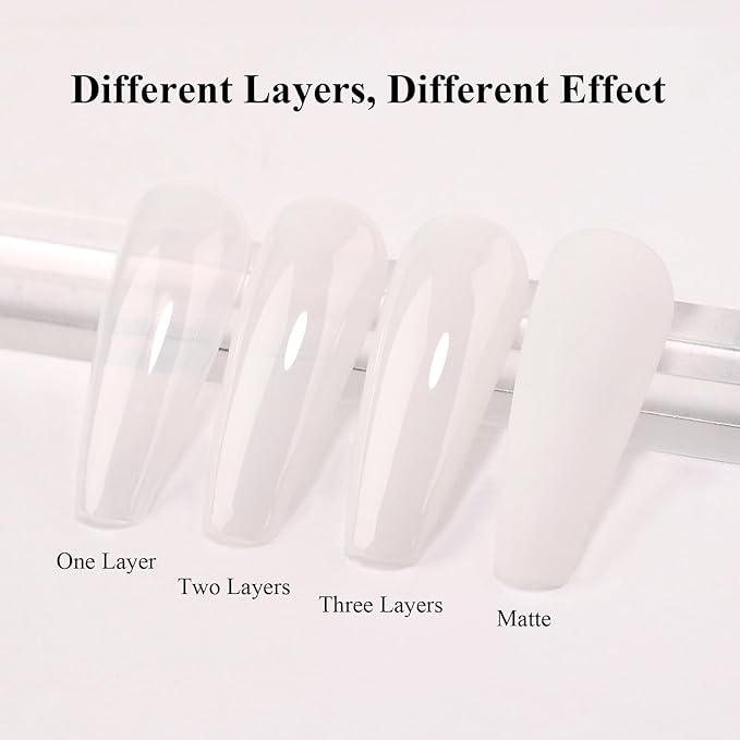 Imtiti Gel Nail Polish, 1 Pcs 0.5 Fl Oz Milky White Nude Gel Polish Soak Off LED U V Nail Gel Polish Neutral Gel Nail Polish DIY Nail Art Starter Manicure Salon Gel Nail Kit for Women Girls