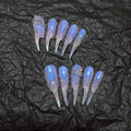 Jewelry Nail Handmade Nails with Dragon Claw Design Victorian Blood Accents Easy Wear Size L