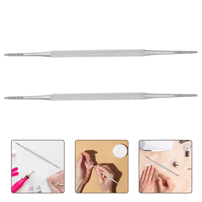Nail Sets Nail Cleaner Tool Cuticle Pusher Stainless Steel Pusher Spoon Cuticle Peeler Scraper Cleaner Kit for Salon 3PCS Dip Kits Tool