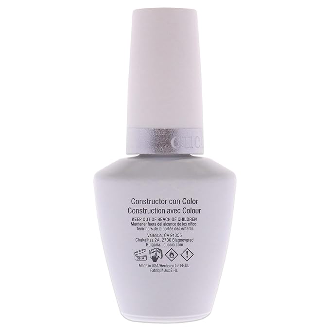 Cuccio Pro Brush-On Colour Builder Soak-Off Gel - Calcium Enriched - Easy Brush-On - Perfect Light Color - Reinforce, Build, Shape And Extend The Natural Nail - Bare Nude - 0.43 Oz Nail Polish