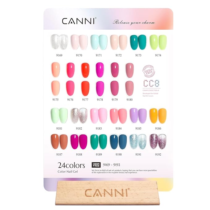 CANNI Deep Purple Red Gel Nail Polish, 1Pcs Dark Berry Purple Gel Polish Color Soak Off U V Nail Manicure Salon DIY at Home