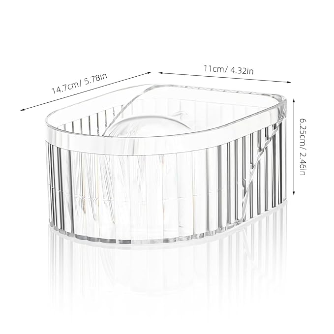 Nail Soaking Bowl: Acrylic Manicure Tray for Softening Cuticles & Removing, Stylish Design for Home Salon Use for Home Nail Salon Supplies Polishing Remover Treatment