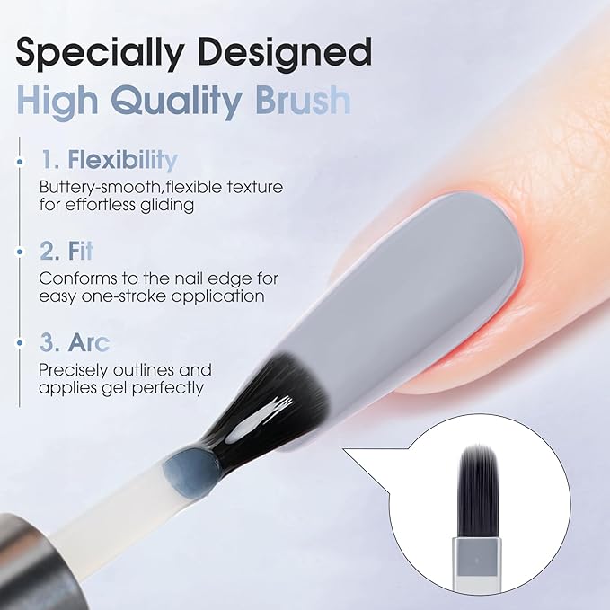 ROSALIND 2PCS Top Coat Gel Nail Polish Set, 11ml Glitter and Matte Gel Top Coat,Glitter Gel Polish Glossy Sparkle Finish Long Lasting Soak Off Pearlescent Shimmer Manicure Nail Art for Women
