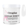 Acrylic Powder 120g 4.23oz No Lamp Needed for Nail Extensions, Bubble Free Formula Acrylic Nail Powder for 3D Art Sculpting Tips, Long Lasting Salon Quality Manicure