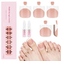 EBANKU Press On Toenails for Women, 150 Pcs French Tips Toe Press On Nail Nude Square Fake Toenail Full Cover Toe Nail Tips Artificial False Nail Tips with Glue for Professional Home Salon DIY