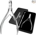 Cuticle Trimmer 3/4 Jaw Extremely Sharp Cuticle Nippers Scissors Stainless Steel Clippers Cutter Remover Pedicure Manicure Nail Tool, cuticle pusher, nail cuticle trimmer professional cuticle cutter