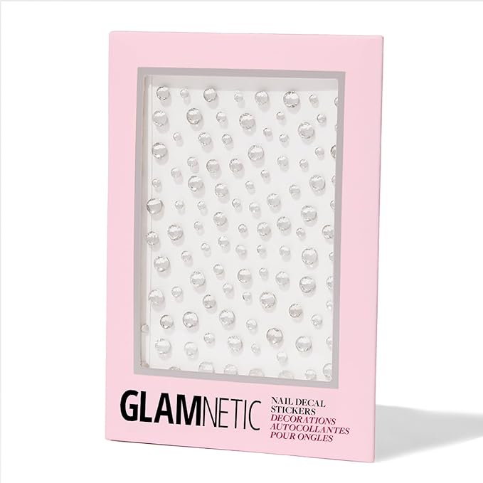 Glamnetic Nail Stickers for Nail Art - A Gem | 3D Gem Adhesive Nail Decals, Customizable | 120 Gems Per Sticker Sheet, 4 Sizes