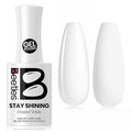 Beetles White Gel Nail Polish - FrostedWhite 15ML/0.51Fl Oz, Milky White Gel Polish, Same Color Same Bottle STAY SHINING, Soak Off UV LED Lamp French Nails Art, Manicure Salon DIY Home White Nails