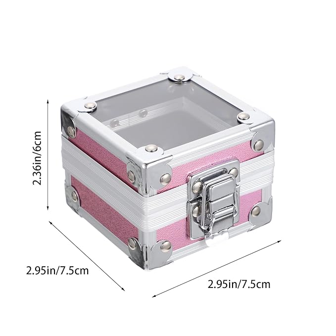 Beaupretty Nail Drill Grinding Bit Holder Box- Drill Bit Case Stand Displayer Acrylic Manicure Grinding Head Display Box