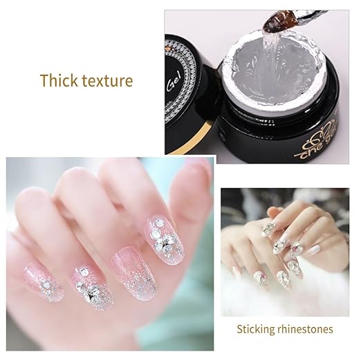 Nail Glue for Acrylic Nails,Professional Nail Glue Accessory False Nail Glue Glue, Rhinestone Nail Tools Nail Glie Accecessary for Nail Glue Acrylic Nails Gel Glue