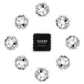 Novani 576pcs Clear Rhinestones Flat Back Round Rhinestone Style 2088 Sparkly Crystal Gemstones for Nail Art and Crafting,SS10(2.7-2.9mm