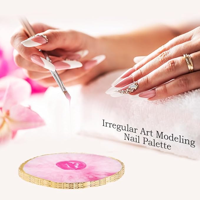 Nail Art Tools 24Pcs Set,2 sets Nail Stand,Nail Art Brush,Resin Nail Art Palette,5 Pcs Nail Art Sculpture Pen,Dotting Pen Tools Nail Art Kit for Nail Art DIY