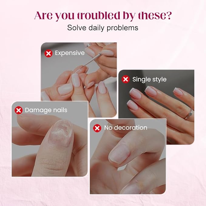 Cat Eye Magnet Kit, Nail Art Magnet Set 6 in 1 Gel Nail Polish Magnets for Nail Art, Strong Magnetic Nail Design Tools Nail Magnets for Cat Eye Gel Polish (Purple-2PCS)