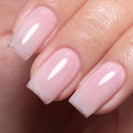Imtiti 10ml Jelly Pink Gel Nail Polish Long Lasting Soak Off UV Led Light Pink Gel Polish Salon DIY at Home Gift for Women 1Pcs