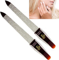 CS17 Sapphire Metal Nail File for Natural Nails Fingernail and Toenail Care, 5" Double Sided Coarse and Fine for Manicure and Pedicure