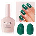 Imtiti Gel Nail Polish, Emerald Green Gel Polish Soak Off LED U V Nail Christmas Green Gel Polish DIY Nail Art Starter Manicure Salon Gel Nail Kit for Women Girls 10ML