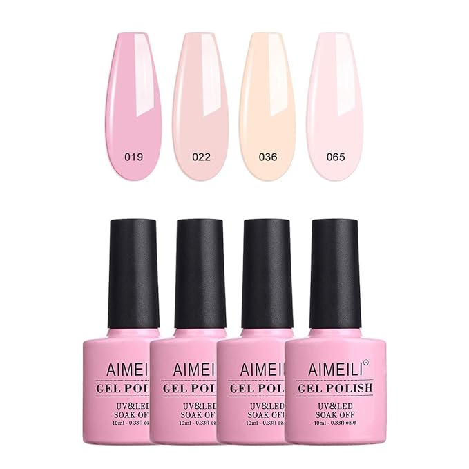 AIMEILI Soak Off UV LED Gel Nail Polish Multicolor/Mix Color/Combo Color Set