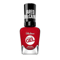 Sally Hansen Miracle Gel™ x Jared McCain, Rookie Red, Long Lasting, Gel-Like Formula, No UV Lamp Needed, Red Nail Polish
