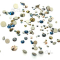 METALLIC Colors mixed with sizes ss5, ss7, ss9, ss12, ss16, ss20, ss30 Austrian 2058 XILION / 2088 XIRIUS Crystal flatbacks No-Hotfix rhinestones nail art 144 pcs (1 gross) Made in Austria